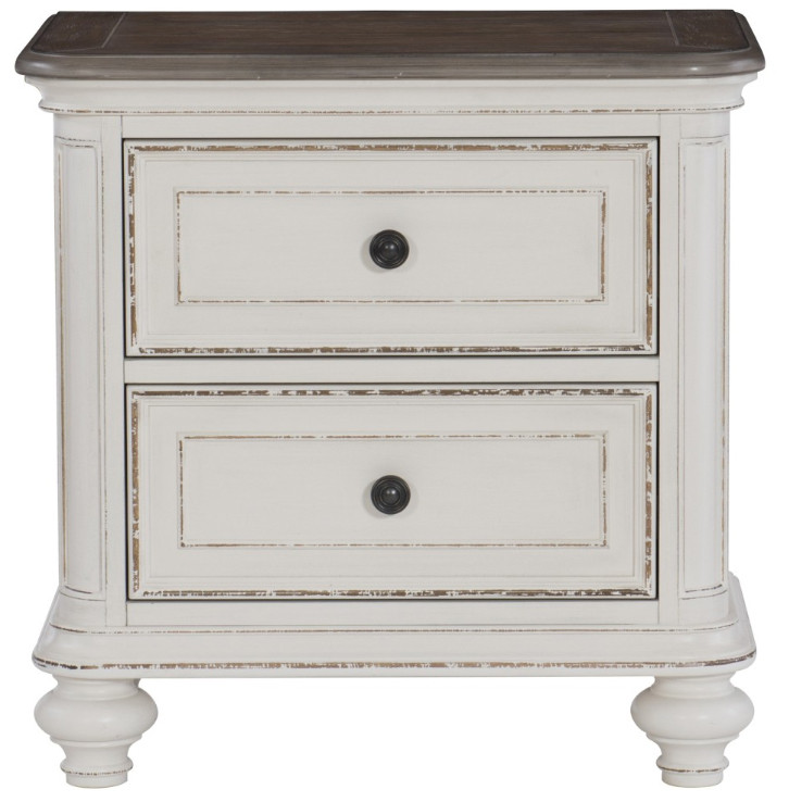 JACKSON Antique White Bedroom Set - CB Furniture
