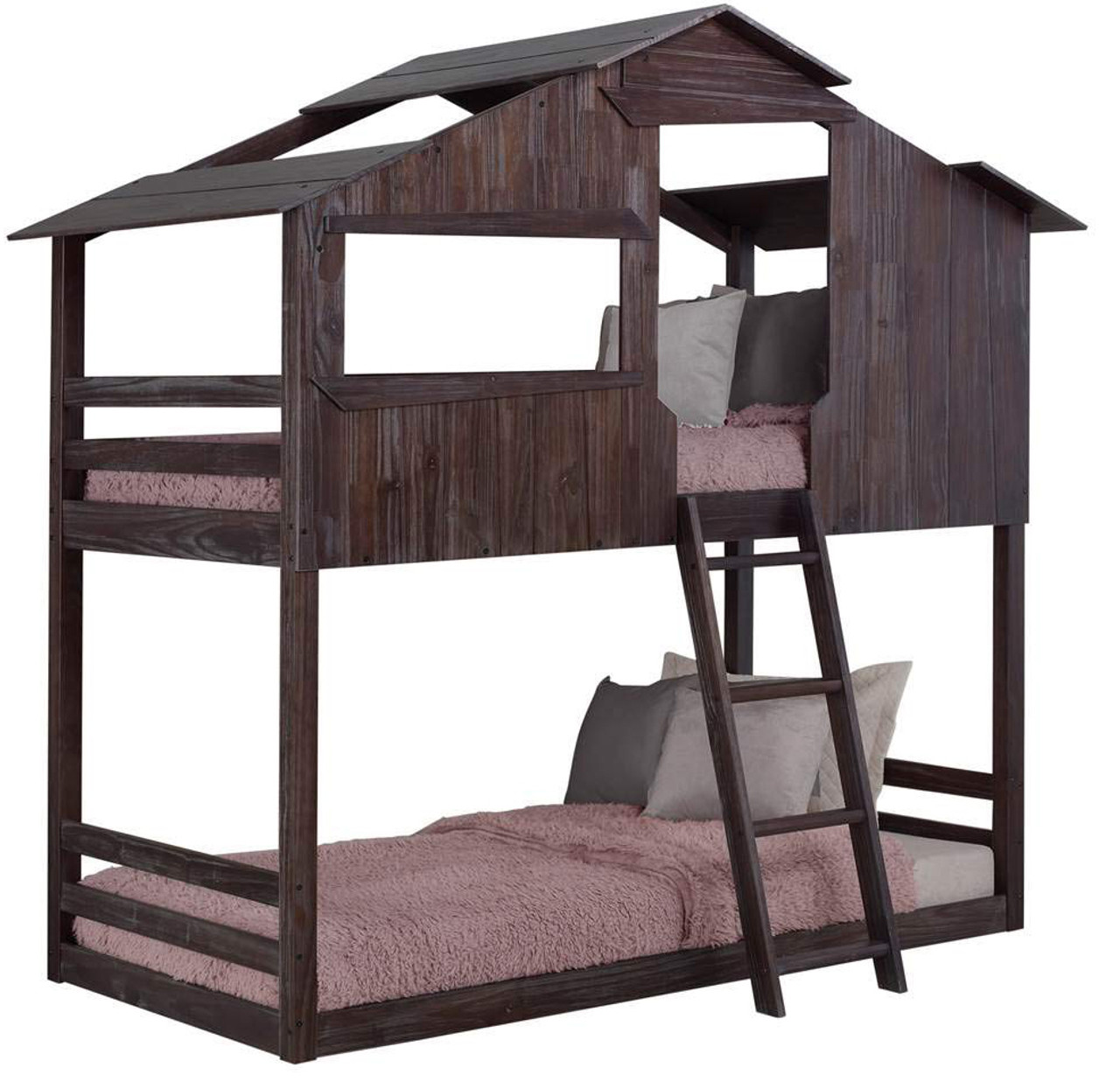 twin over twin loft bunk bed