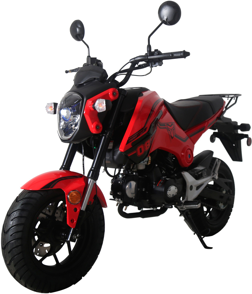 Raptor Red 125cc Motorcycle Scooter Cb Furniture