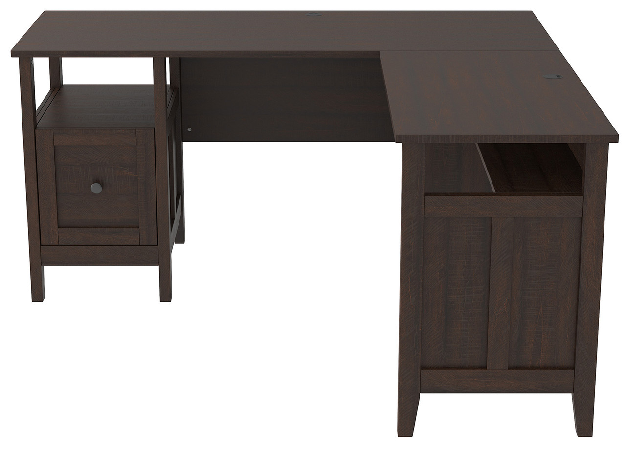 BARUCH 84'' Wide L-Shaped Desk with Hutch