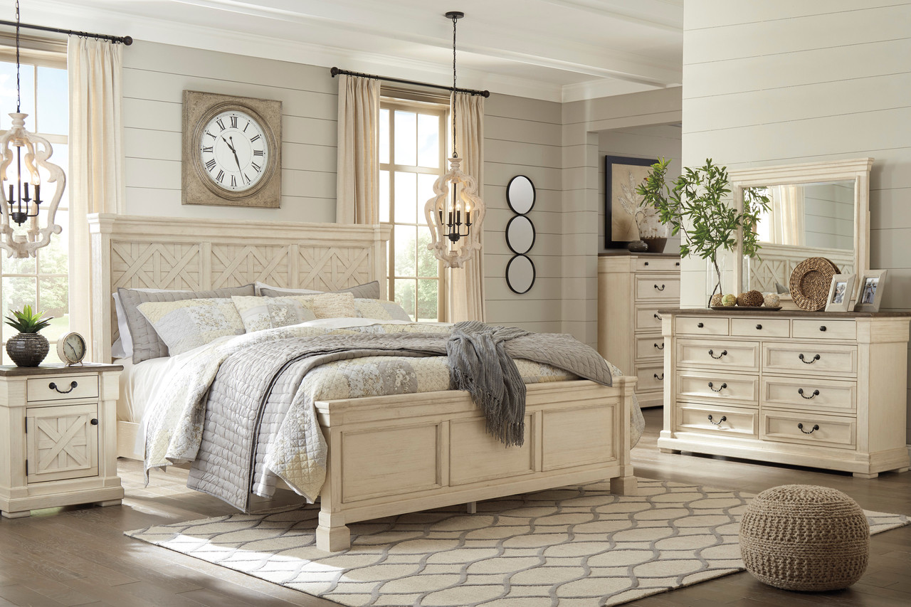 FLEMING White Clearance Bedroom Set