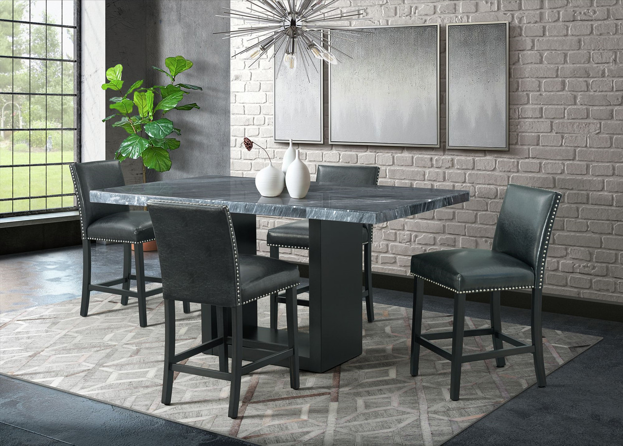 Grey Marble Top Marble Counter Dining Table Indiamart Grey Marble