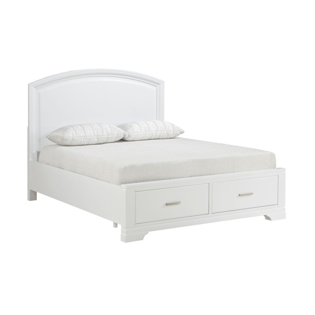Hudson - Platform Bed With Storage Footboard - Thumbnail 3
