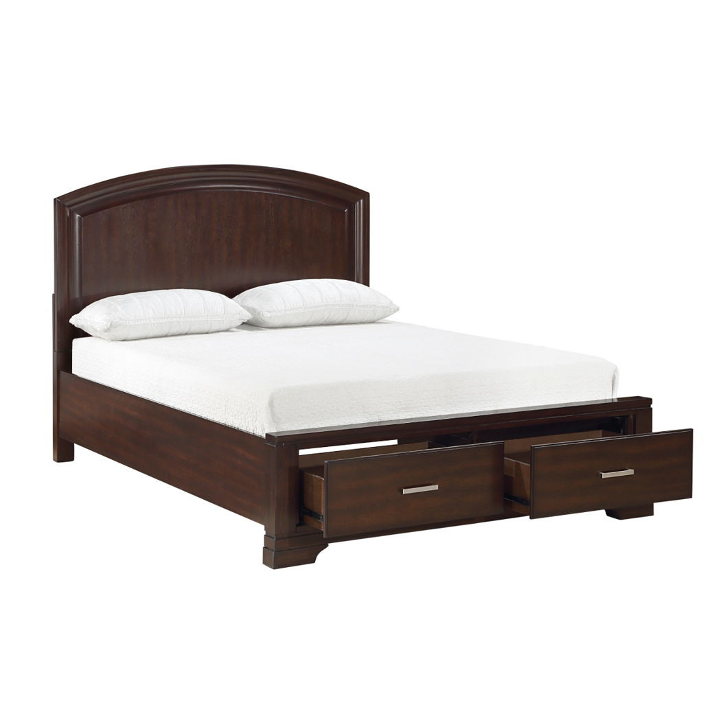 Hudson - Platform Bed With Storage Footboard - Thumbnail 2