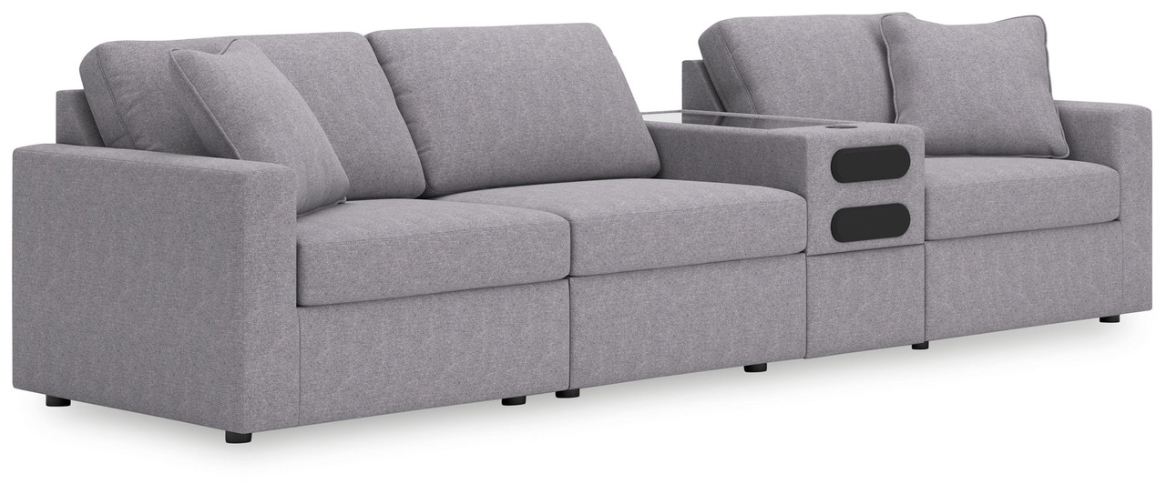 Modmax - Straight Sectional - Granite - CB Furniture