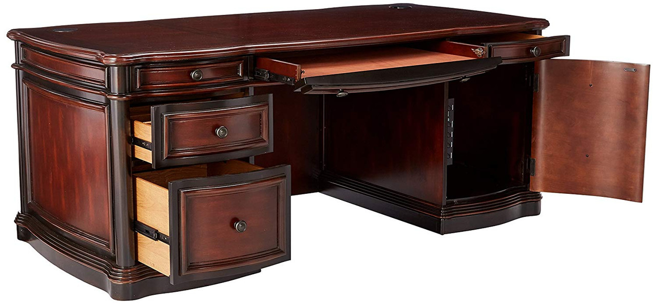 Baylor 36 Wide Double Pedestal Desk Cb Furniture
