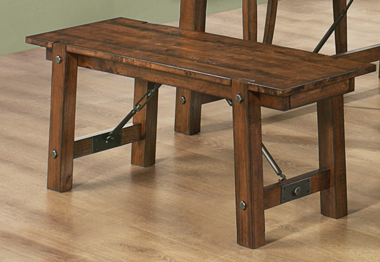 Matteo Rustic Pecan 6pc Dining Set Cb Furniture