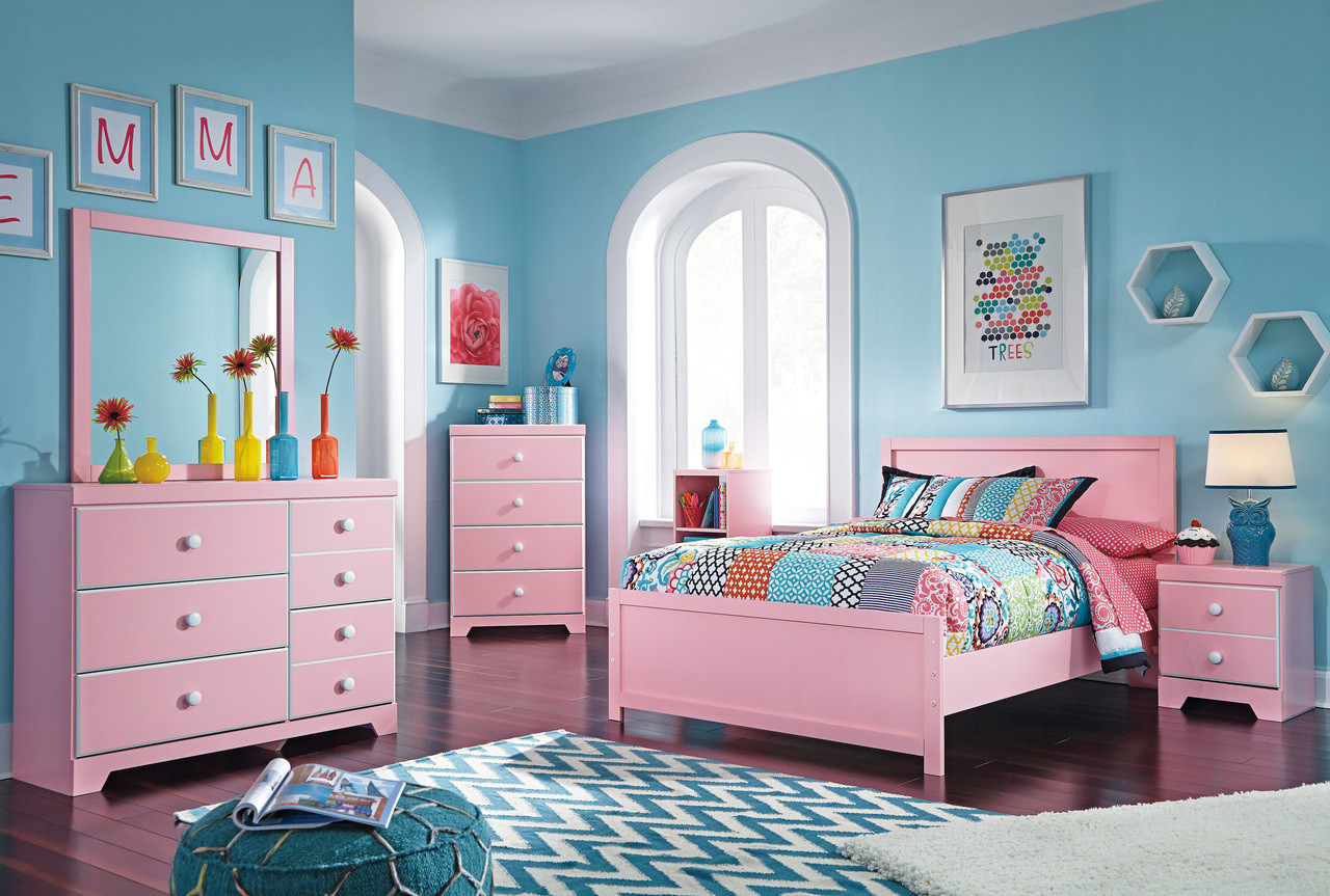 pink bedroom furniture set