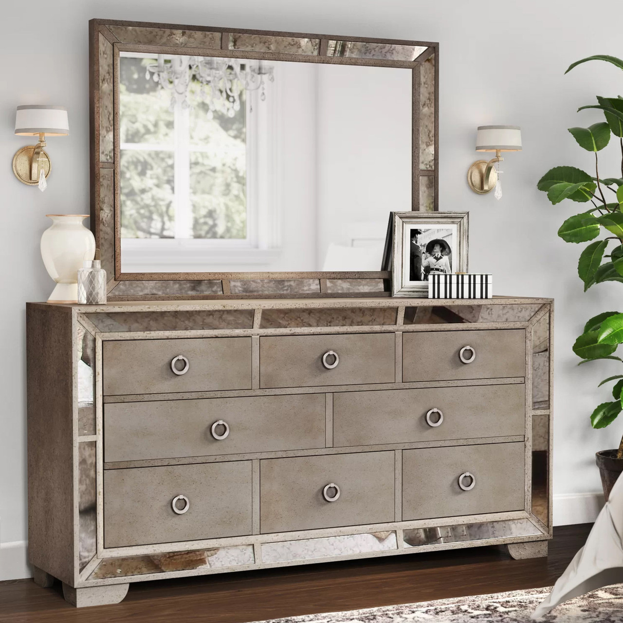 HAZEMORE Champagne Bedroom Set - CB Furniture HAZEMORE Champagne Bedroom Set - CB Furniture