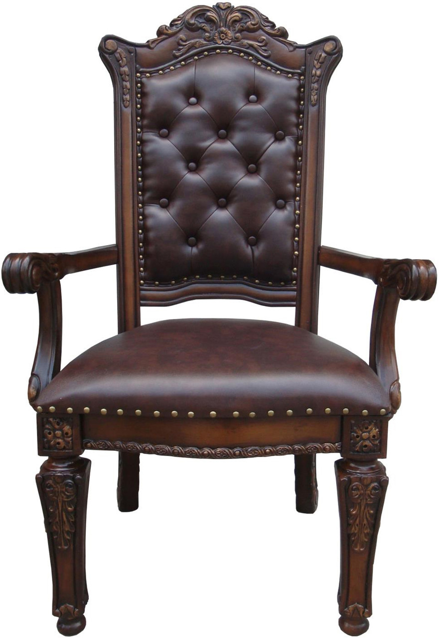 Crownwood Cherry Arm Chair Cb Furniture