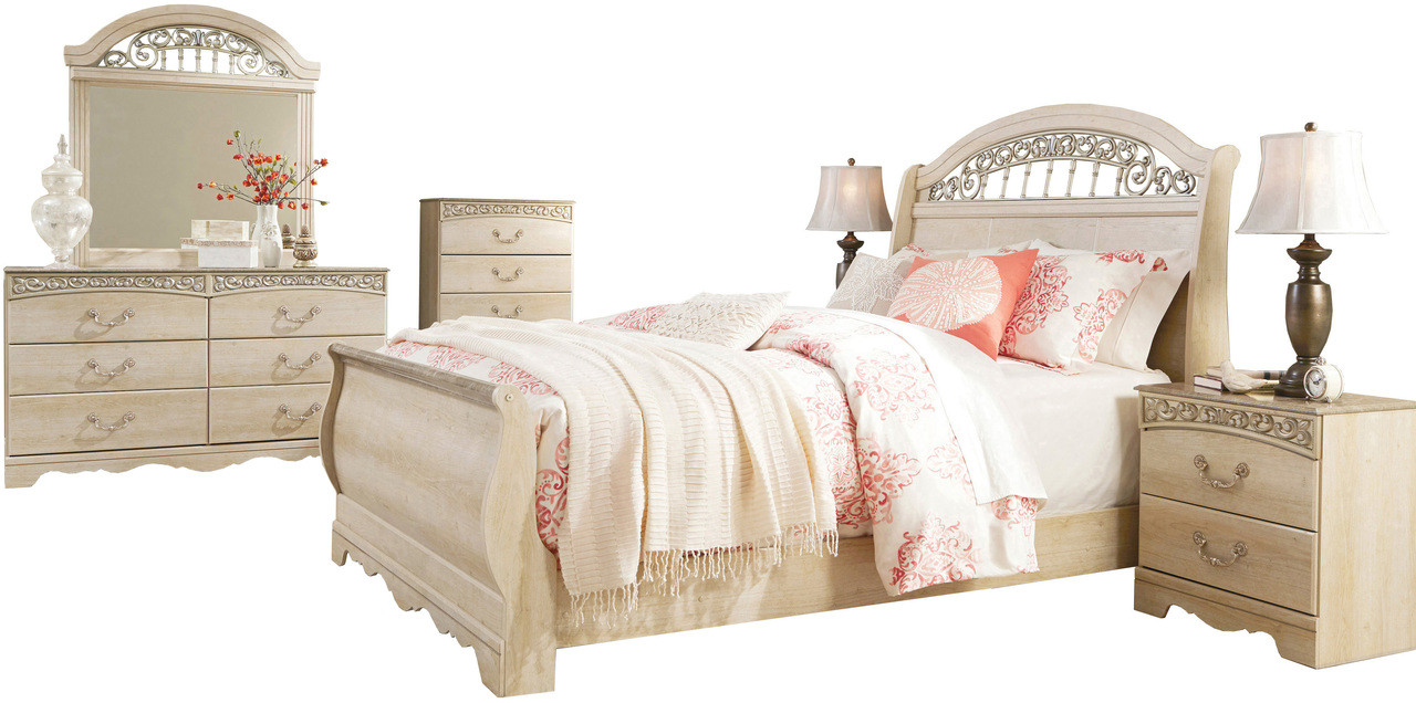 cream sleigh cot bed