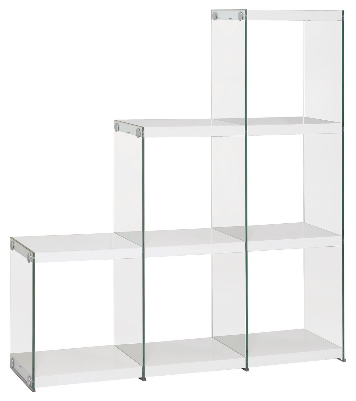 Finn White Cubed Bookcase Cb Furniture
