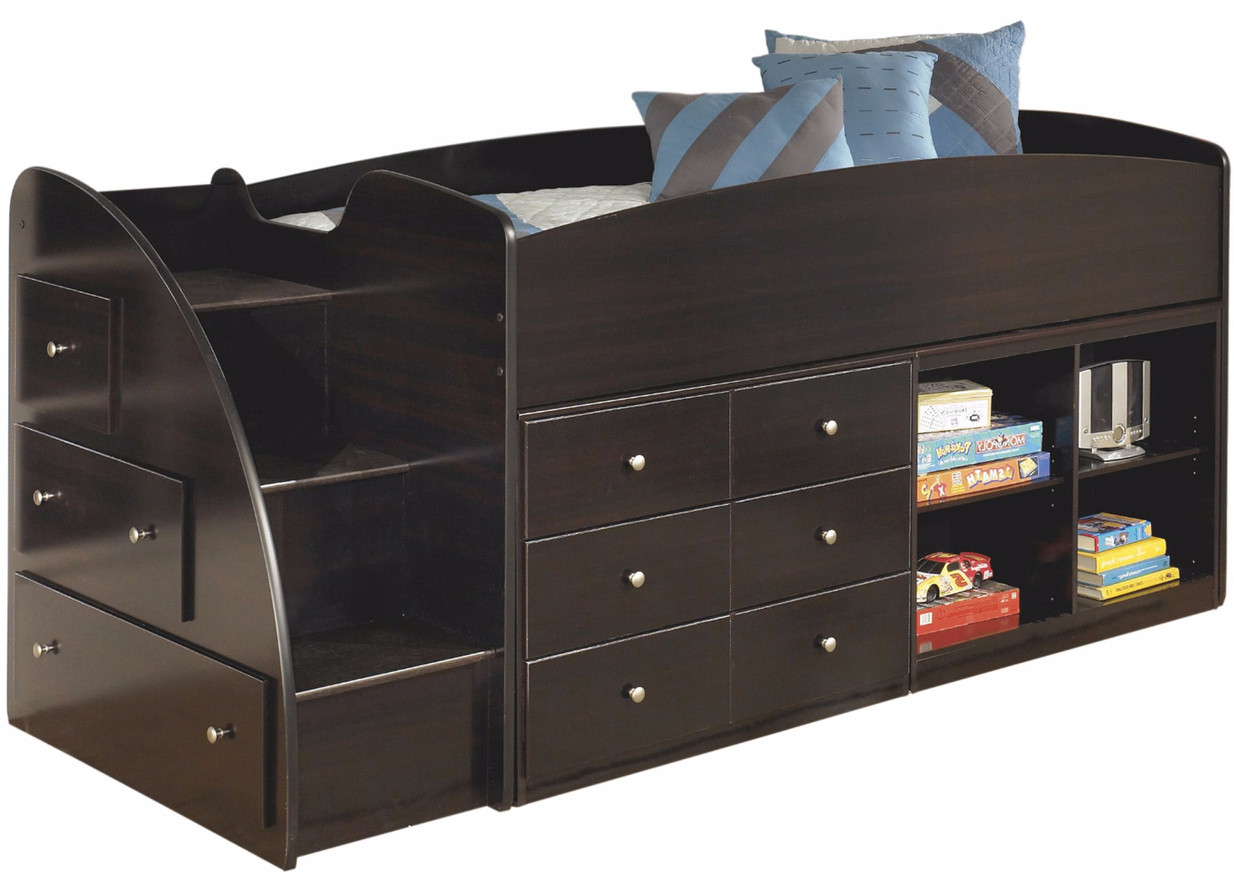 embrace loft storage bed