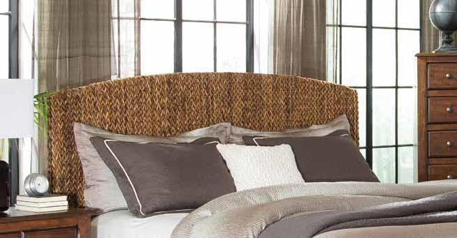 Norrell Natural Banana Leaf Headboard Cb Furniture