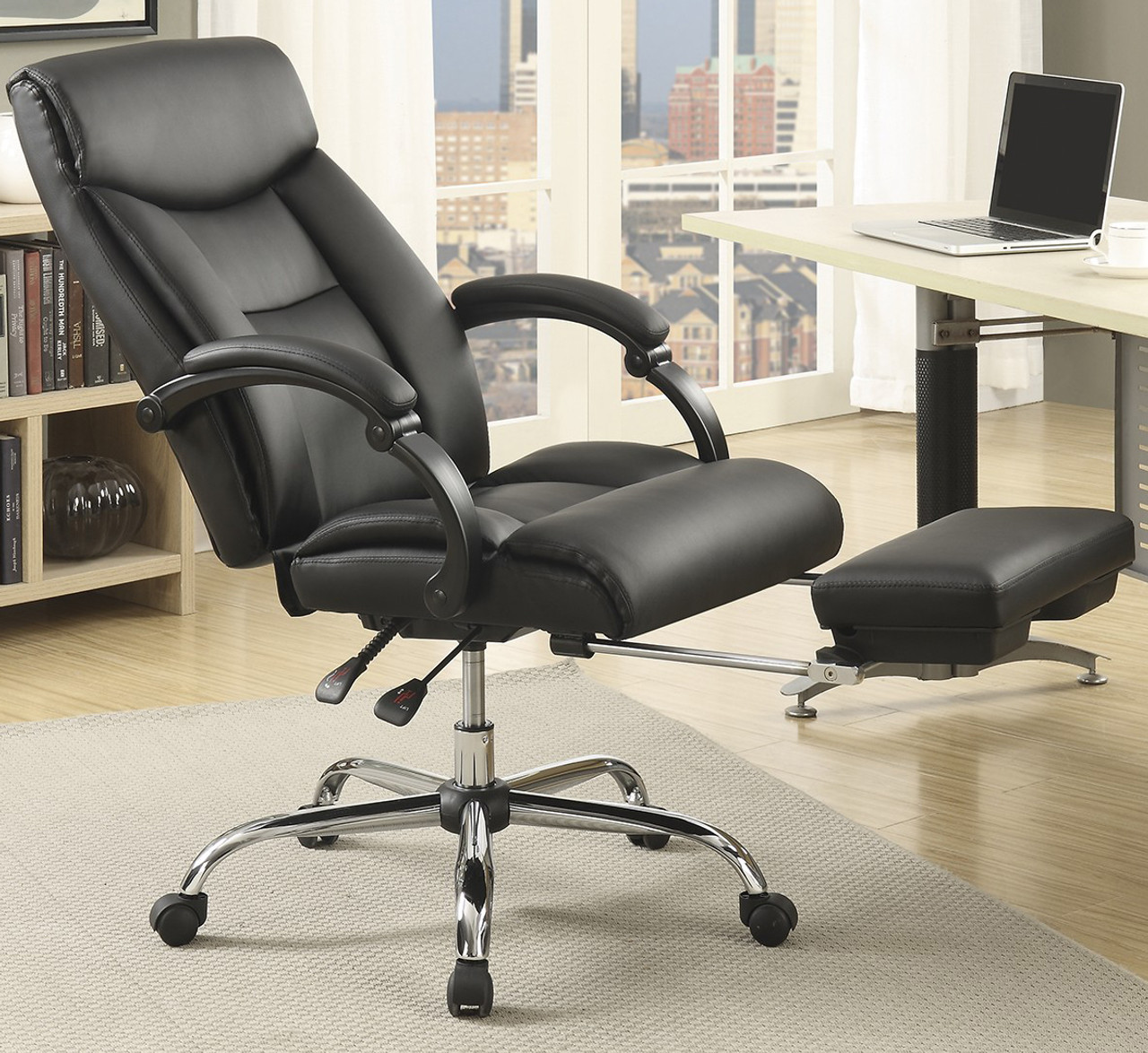 office chair recline flat