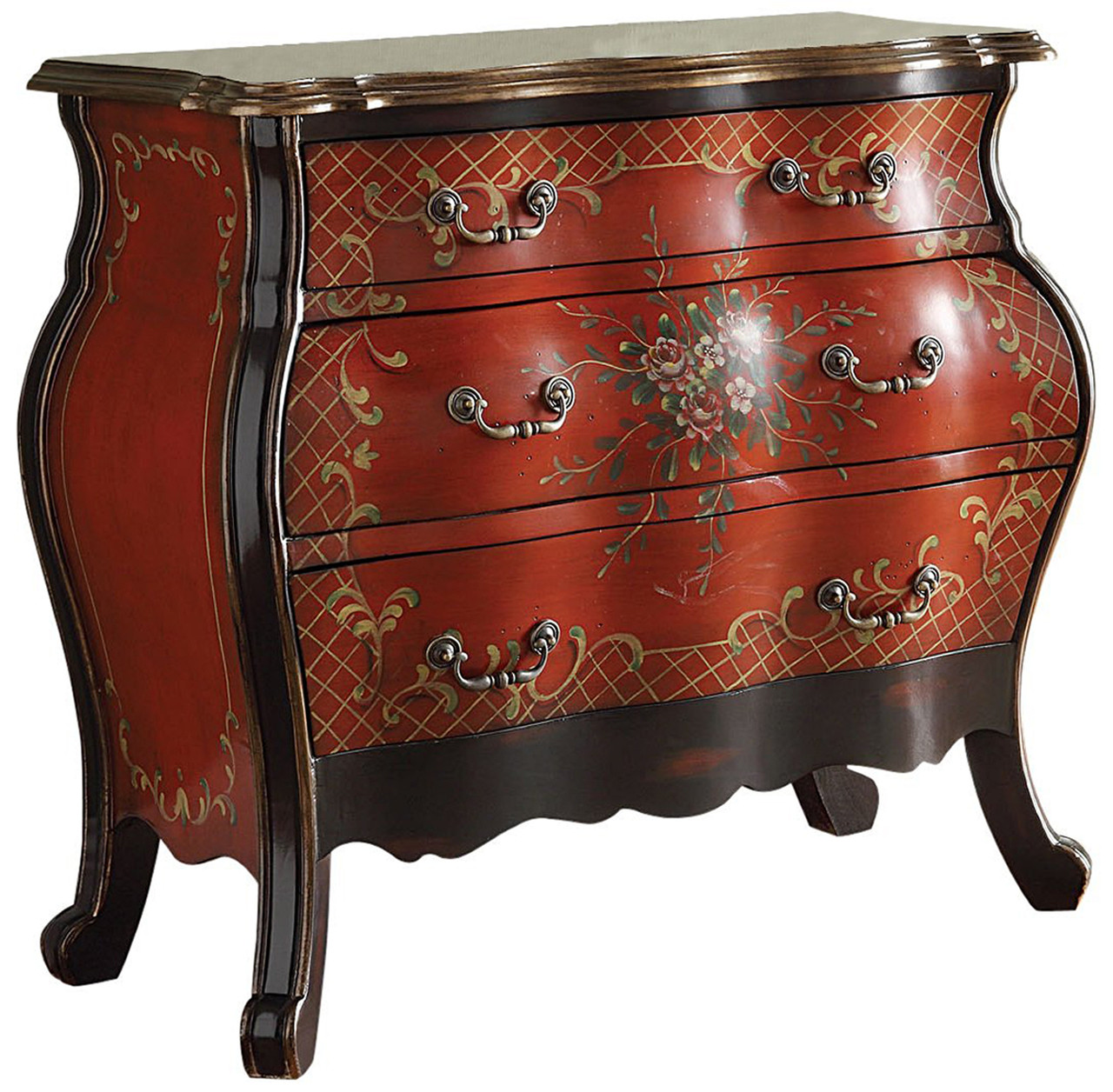Diana Cherry Bombay Chest Entry Table Cb Furniture