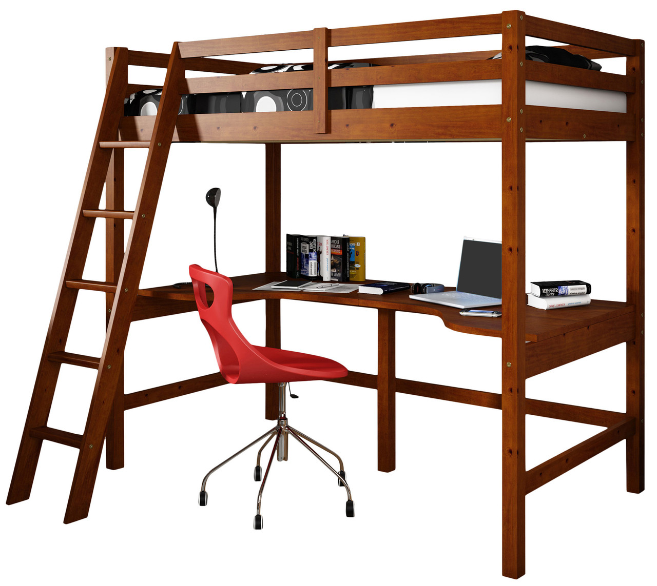 Wescliff Loft With Two Sided Built In Desk Cb Furniture