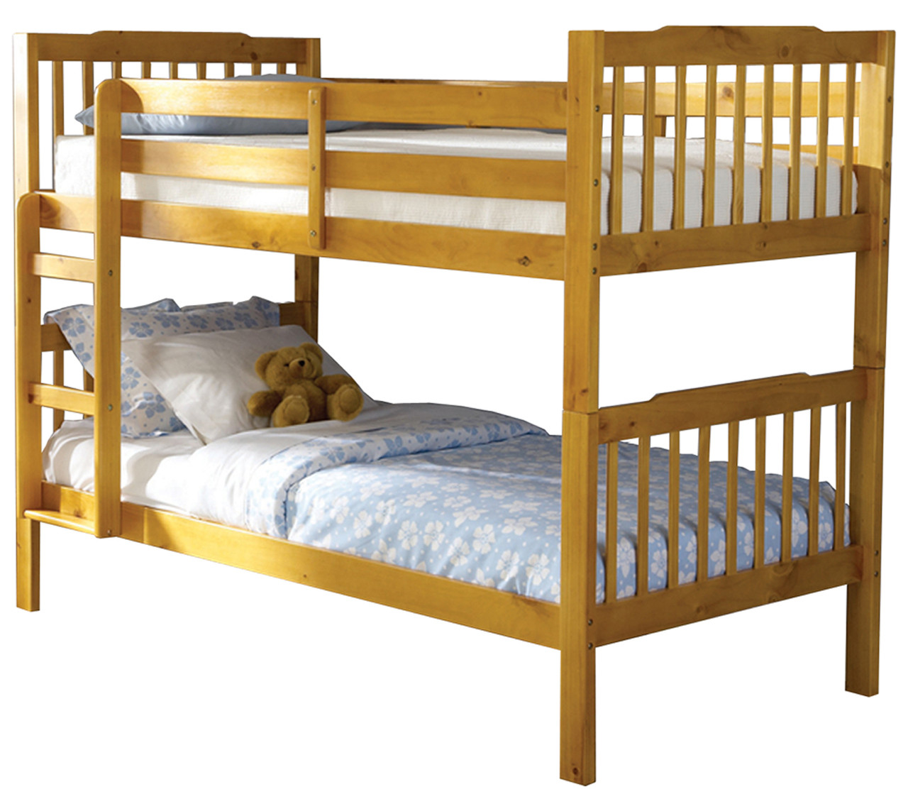 Двухъярусная кровать из бука для детей