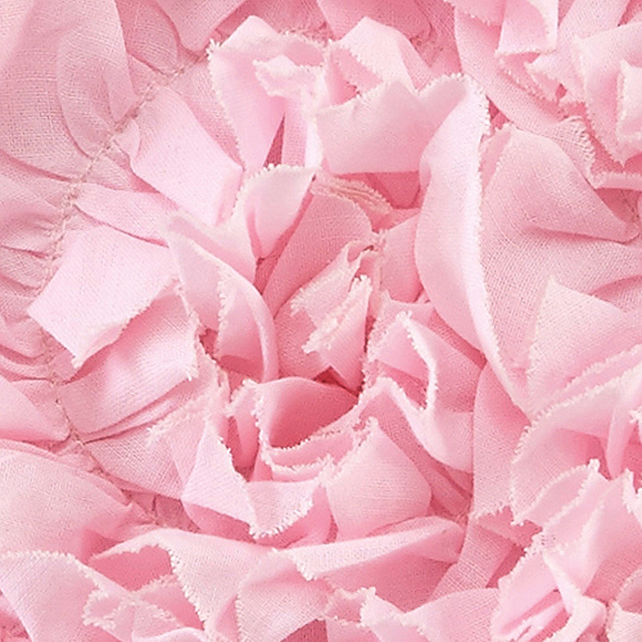 Pink Ruffle Throw Pillow - CB Furniture