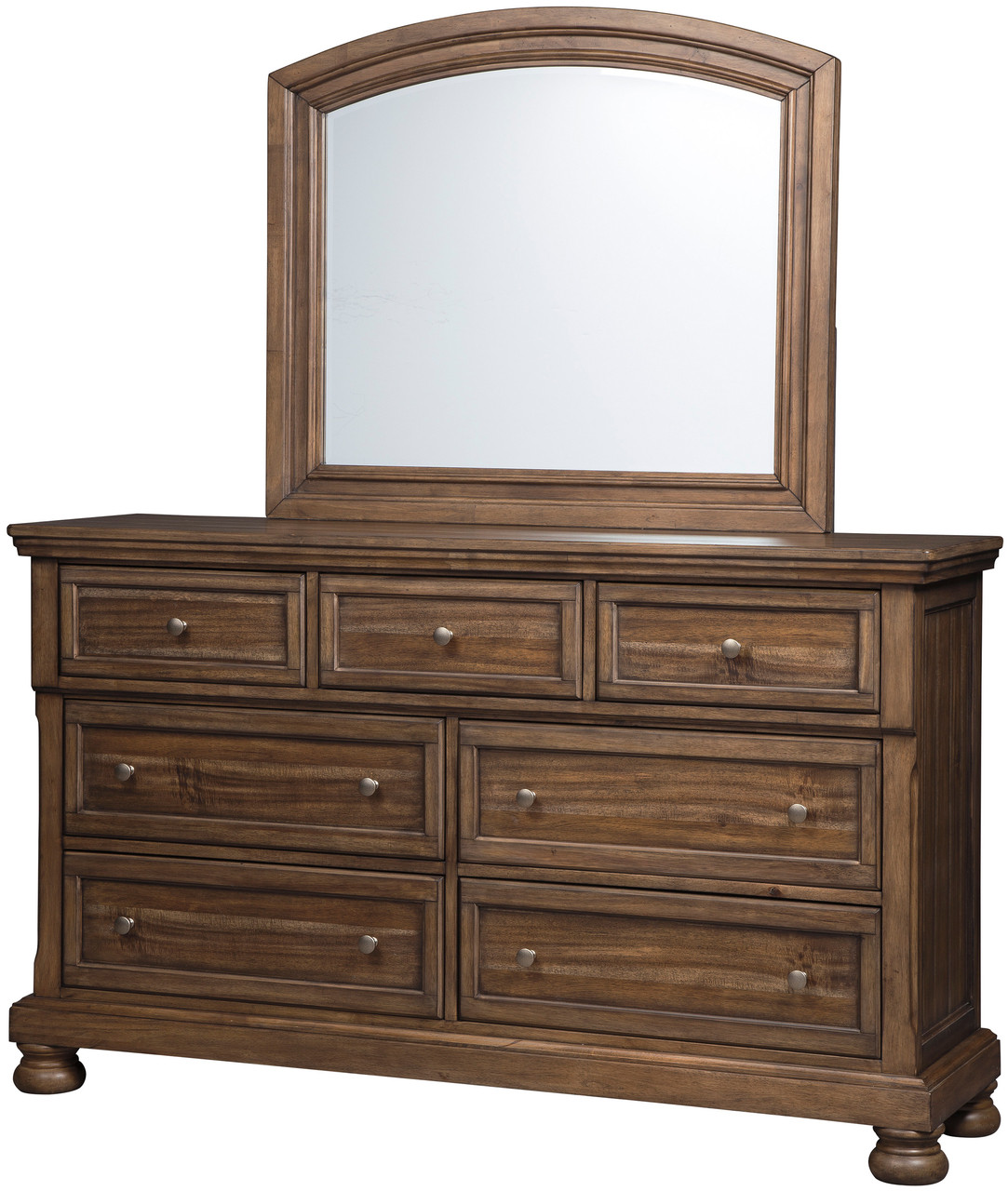 BELTON Light Brown Storage Bedroom Set - CB Furniture