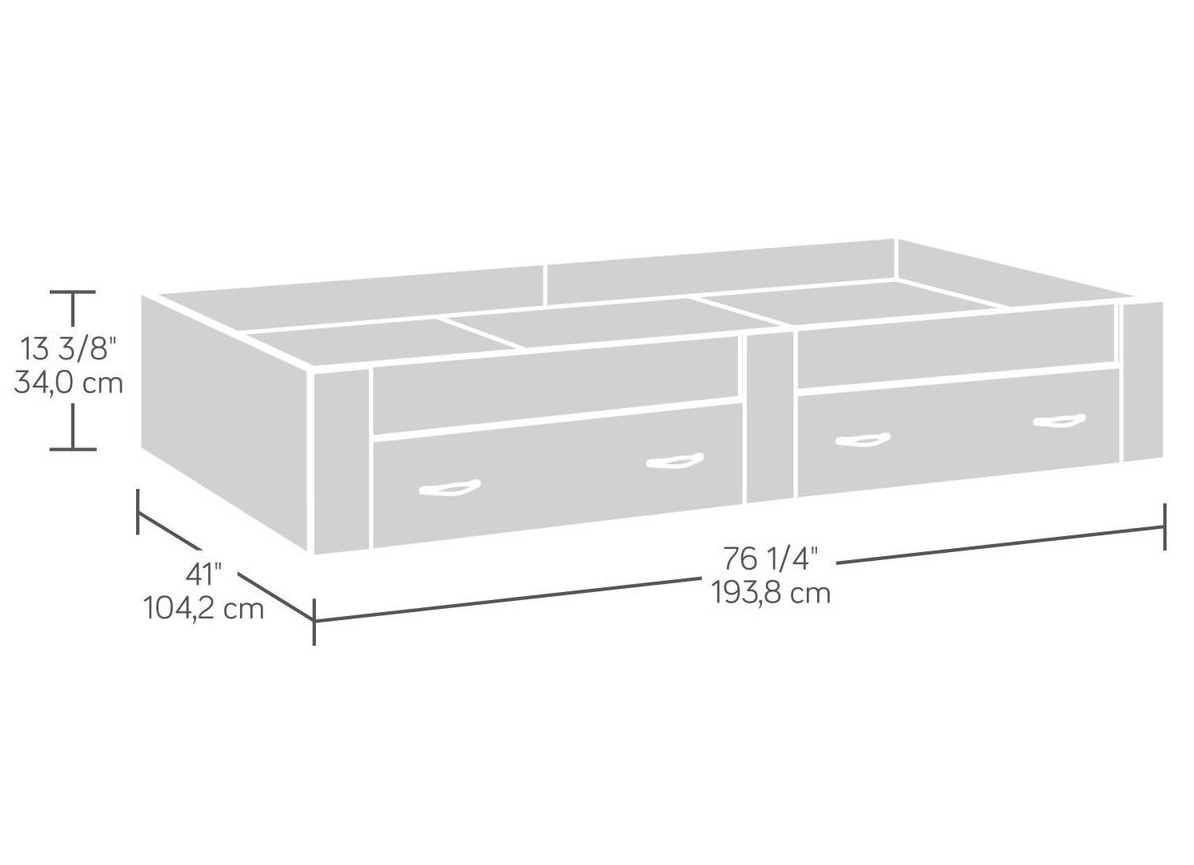 Origins White Platform Bed CB Furniture