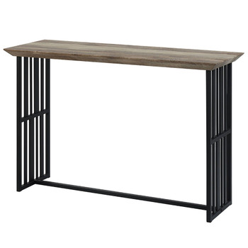Zudora - Sofa Table - Antique Oak & Black