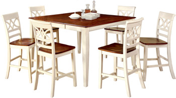 AKIMA White 7 Piece Dining Set