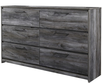 APTON Gray 62" Wide Dresser & Mirror