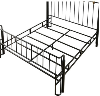 Marla Black Metal Bed