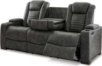 MONTEZ Gray 83" Wide Power Reclining Sofa