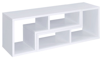 BAIER Pure White 63" Wide x 22" Height Versatile TV Stand (RTA)