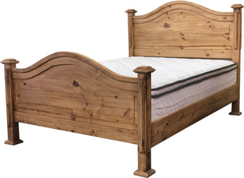 COLIMA Pine Platform Post Bed