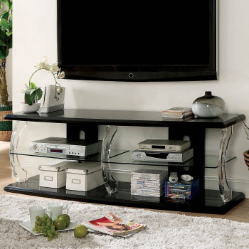 RICHI Black 60" Wide LED TV Stand