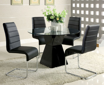 GARIN Black 5 Piece Dining Set