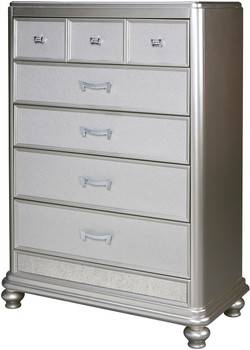 ELENA Silver 39" Wide Luxury Chest