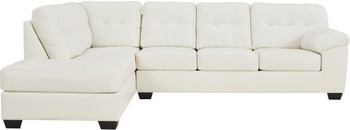 AVANT White 120" Wide Sectional