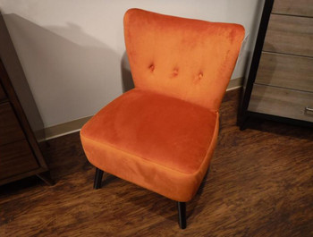 WILMA Orange Accent Chair