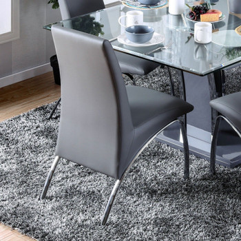 Heizer Gray Dining Chair