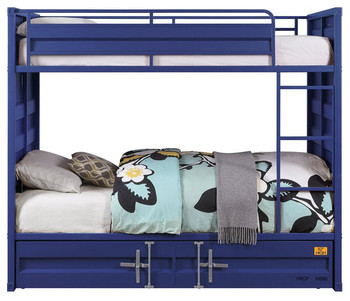 Blue Container Twin over Twin Bunkbed