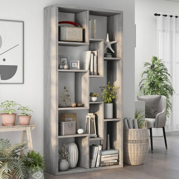 COLM Light Gray 35" x 71" Bookcase (RTA)