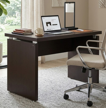 BRENNER Dark Brown 39" Wide x 28" Depth Desk (RTA)
