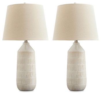 Willport - Ceramic Table Lamp (Set of 2) - Off White