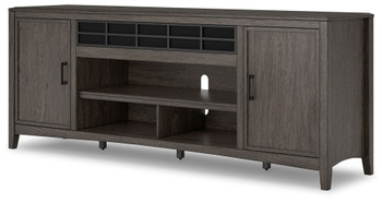 Montillan - Grayish Brown - Xl TV Stand With Fireplace Option