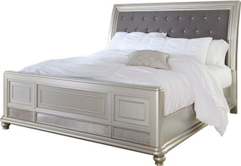 ELENA Silver Mirror Luxury Bed