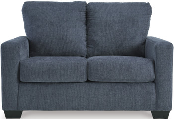 DAMIAN Blue 54" Wide Twin Sofa Sleeper