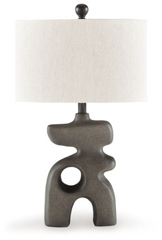 Danacy - Distressed Black - Paper Table Lamp