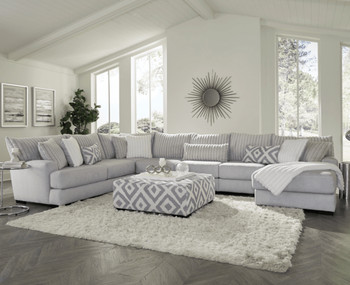 PERSEFONE Gray 178" Wide Modular Sectional