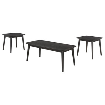 Carey - 3 Piece Occasional Coffee Table Set - Black