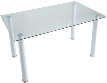 ANIKK White 55" Wide Dining Table