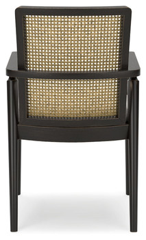 Galliden - Dining Upholstered Arm Chair (Set of 2) - Black